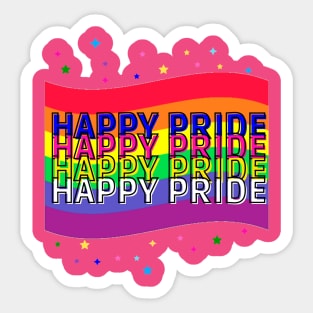 Happy pride Sticker